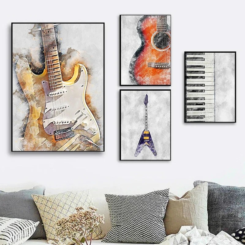 1 ชิ้นไร้กรอบเครื่องดนตรีแซ็กโ - Picture Of Musical Instrument บทวิจารณ์และราคา