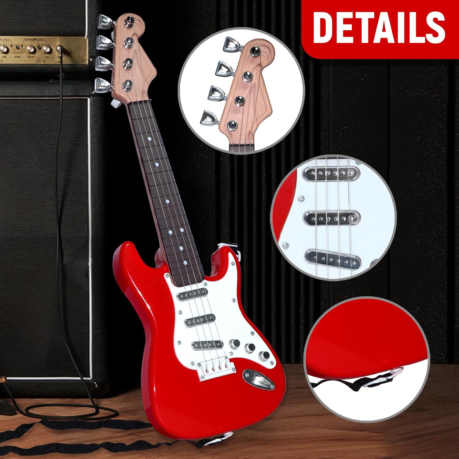 ของเล่นกีตาร์ไฟฟ้าสำหรับเด็ก - - Musical Instrument Harmonium บทวิจารณ์และราคา